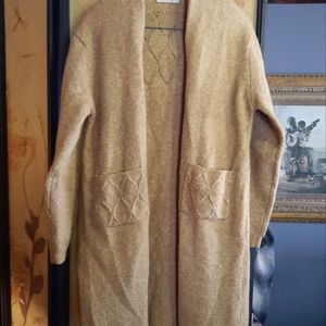 EUC Orange long cardigan
